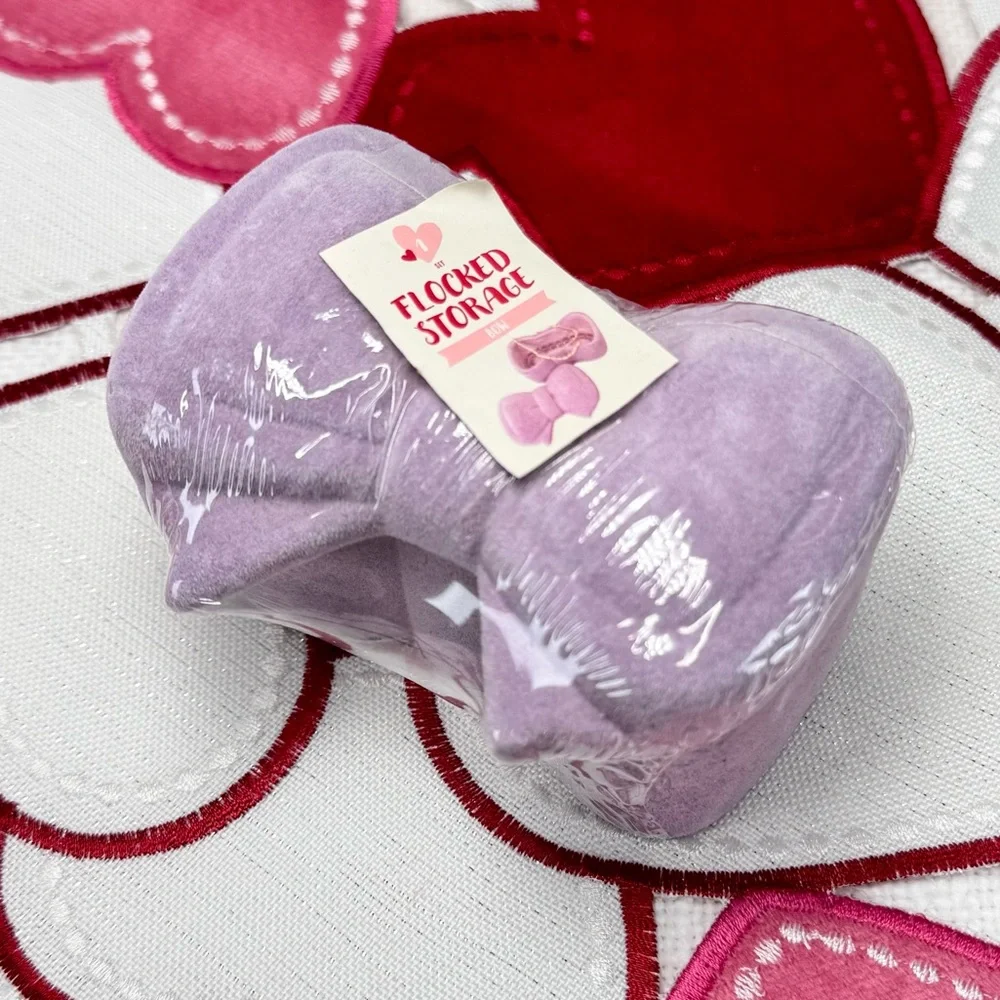 NEW Target Bullseye Playground Valentines Day Flocked Storage